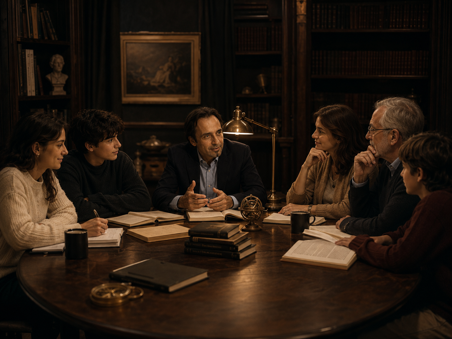 Human formation through family, work, community, and books